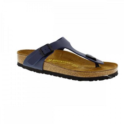 Blue 'Gizeh' ladies thong style sandals